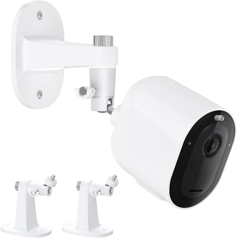 ALERTCAM 2Pack Adjustable Mount for Arlo Essential 2K Indoor/Outdoor(2nd Generation), for Arlo Pro 5S/Pro 4/Pro 3/Pro 2/Pro/Arlo Ultra2/Ultra/Arlo Essential Spotlight Camera, No-Drill Security Wall Mount - Image 1